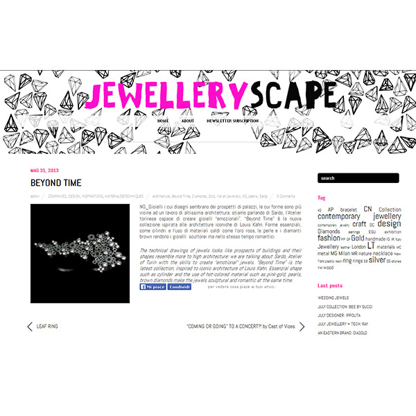 Jewelleryscape Maggio 2013