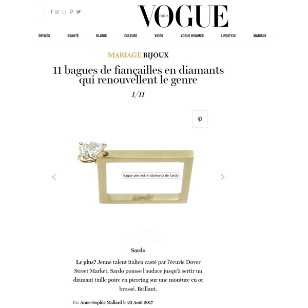 Vogue.fr Agosto 2017